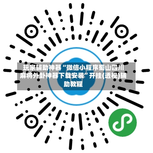 玩家辅助神器“微信小程序蜀山四川麻将外卦神器下载安装”开挂(透视)辅助教程-第3张图片