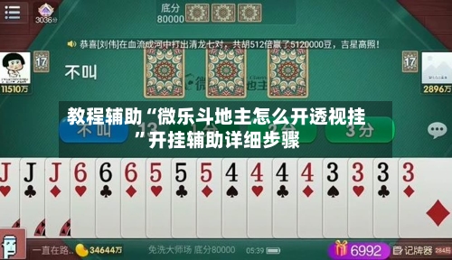 教程辅助“微乐斗地主怎么开透视挂”开挂辅助详细步骤-第2张图片