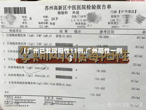 【广州已发现阳性11例,广州阳性一例】-第1张图片