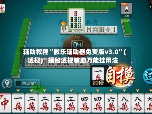 辅助教程“微乐辅助器免费版v3.0”(透视)”揭秘透视辅助万能挂用法-第2张图片