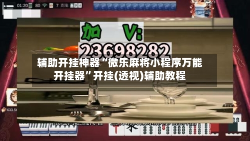 辅助开挂神器“微乐麻将小程序万能开挂器”开挂(透视)辅助教程-第2张图片