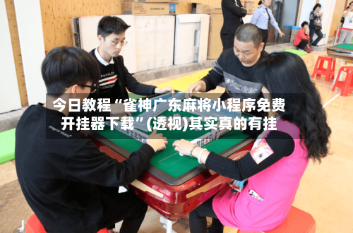 今日教程“雀神广东麻将小程序免费开挂器下载	”(透视)其实真的有挂-第2张图片